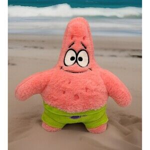 Patrick Star Plush 11” SpongeBob SquarePants Pink Stuffed Toy Soft Plush